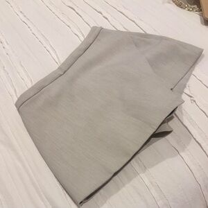 Aritzia Light Gray Mini Skirt